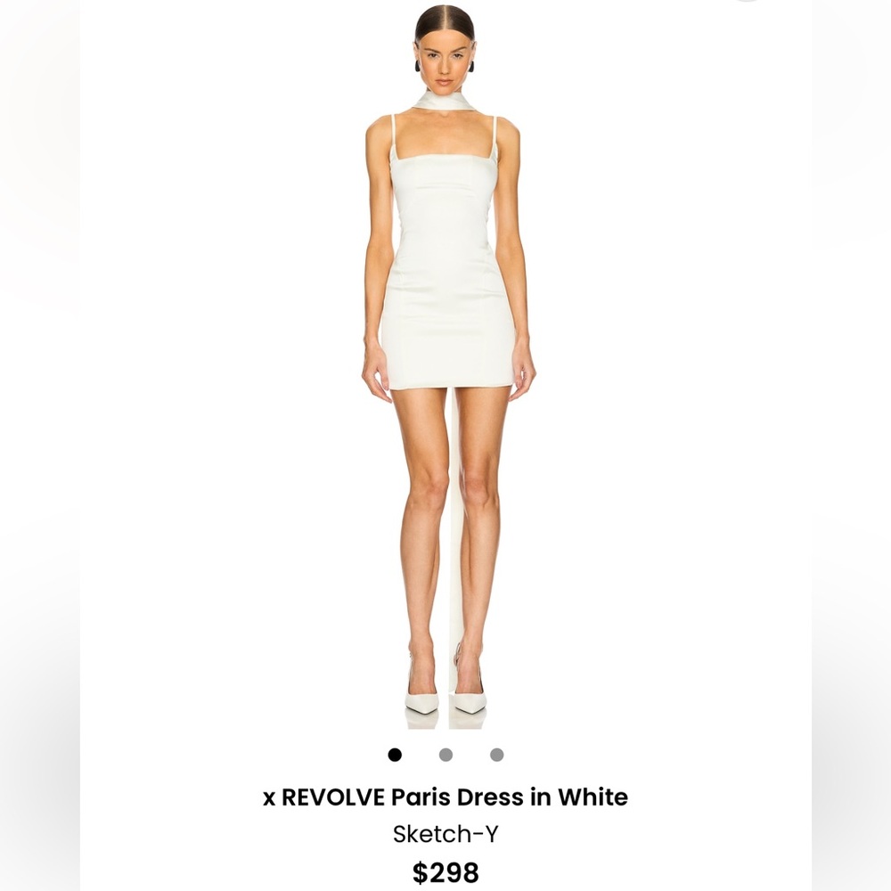 x REVOLVE Paris Dress in White